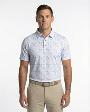 Greg  - Mens 3 Button Abstract Polo